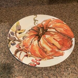 New Pottery Barn set of 4 plates/placemats Beautiful for Fall!
